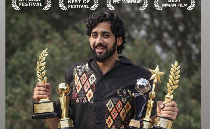 आई उमराई देवी उत्सव 2026 निमित्त 16 नामांकने, 6 पुरस्कार विजेते ‘धाराऊ’चे लेखक दिग्दर्शक मनिष शिंदे यांचा विठ्ठलवाडीत गौरव.